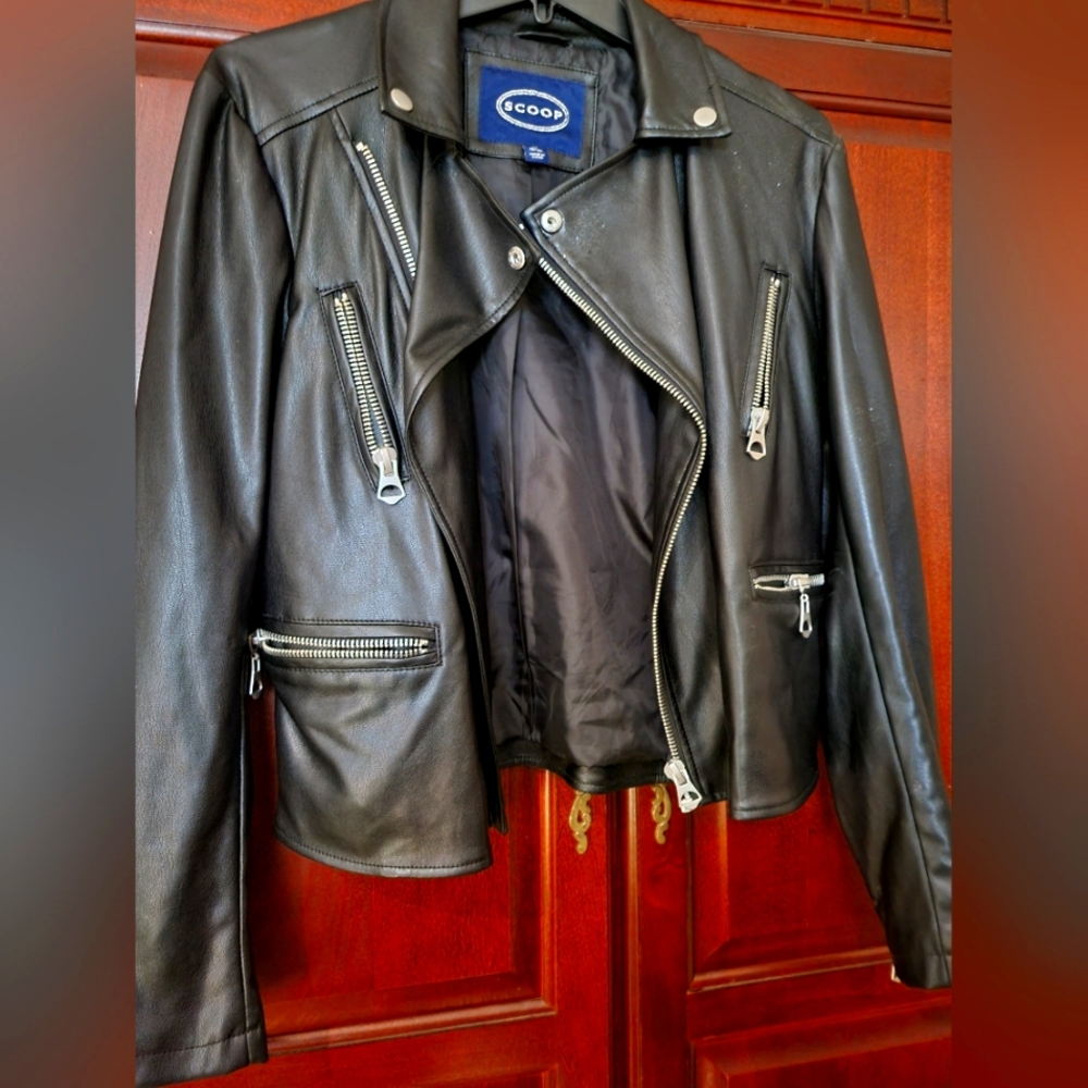 Faux Leather Jacket